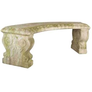 Curved Renaissance Garden Bench