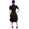 Steampunk Striped Underbust Pinafore Dress