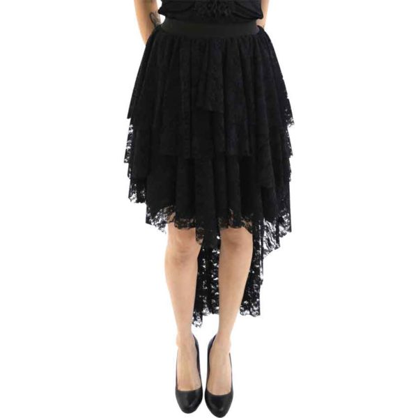 Luna Lace Gothic Skirt