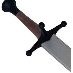 Synthetic Messer Sparring Sword Silver Blade