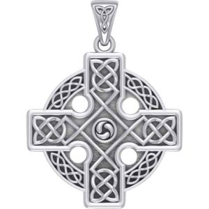 Celtic Knotwork Cross Pendant