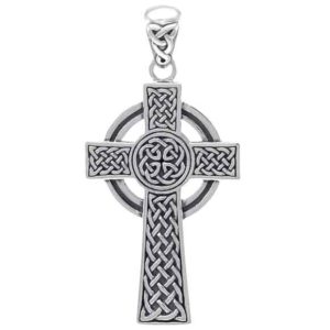 Knotted Celtic Cross Pendant