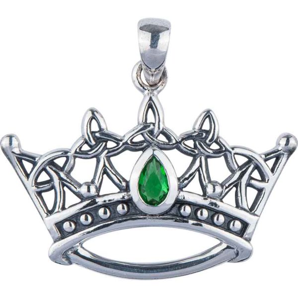 Knotwork Crown Pendant