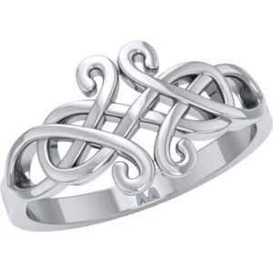 Silver Celtic Designed Ring