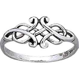 Silver Celtic Designed Ring