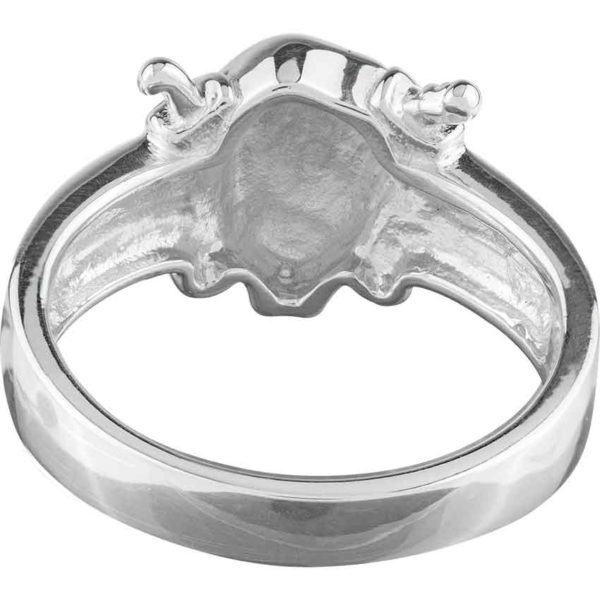 Silver Pirate Skull Ring