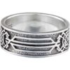 Celtic Dragons Silver Ring