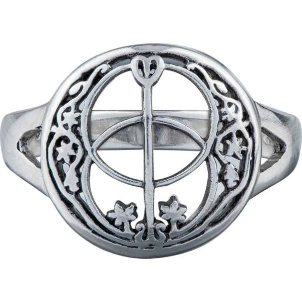 Silver Chalice Well Ring