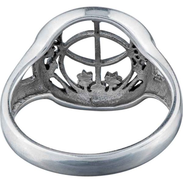 Silver Chalice Well Ring