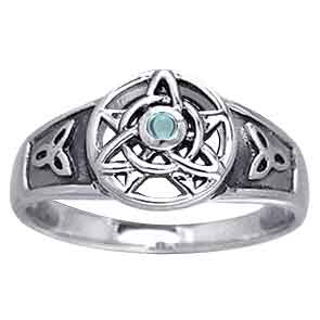 Druid Silver Ring