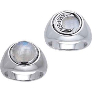 Magick Moon Silver Flip Ring