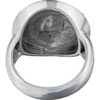 Engraved Celtic Unicorn Silver Ring