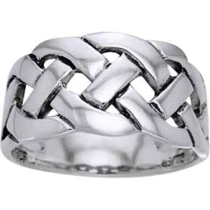 Woven Silver Ring