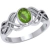 Celtic Knotwork Birthstone Ring