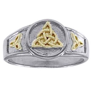 Gold Triquetra Ring