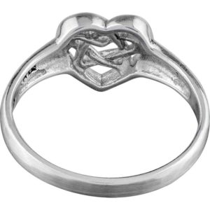 Celtic Heart Knot Ring