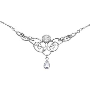 Celtic Knot Gemstone Necklace