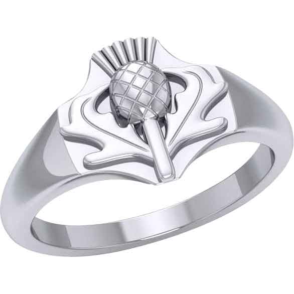 Scottish Thistle Ring