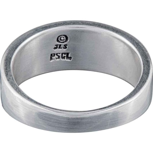 White Bronze Shooting Star Celestial Ring