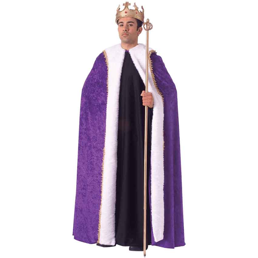 Purple Velvet Kings Robe Purple Velvet Kings Robe