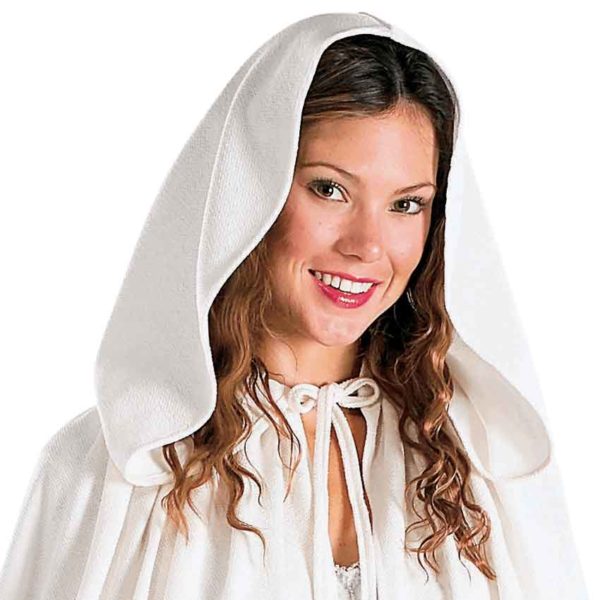 Adult LOTR White Arwen Costume Cloak
