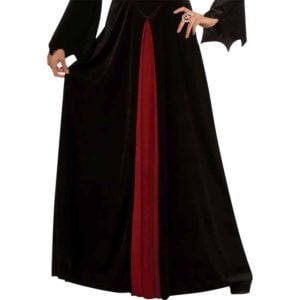 knee length dresses for ladies Women Vampire Stand Up Collar Victorian Gothic Queen Neck Collar Cosplay Costume Accessories for Party Halloween C-red main image 1