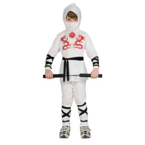 Boys White Dragon Ninja Costume