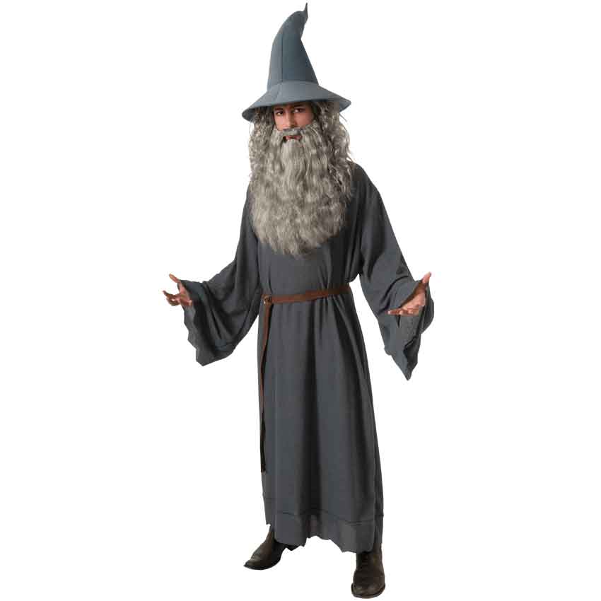 DARK GREY Gandalf robe perfect for fancy dress 