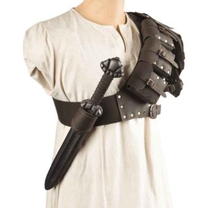 Adventurer's Single Pauldron With Pouches