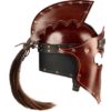 Praetorian Leather Crest Helm