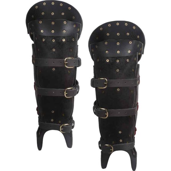 Leather Samurai Greaves