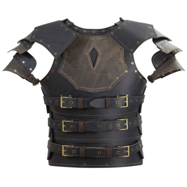 Mercenary Leather Cuirass with Pauldrons