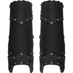 Scoundrel Leather Greaves