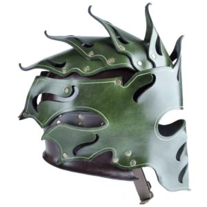 Woodland Leather Helmet