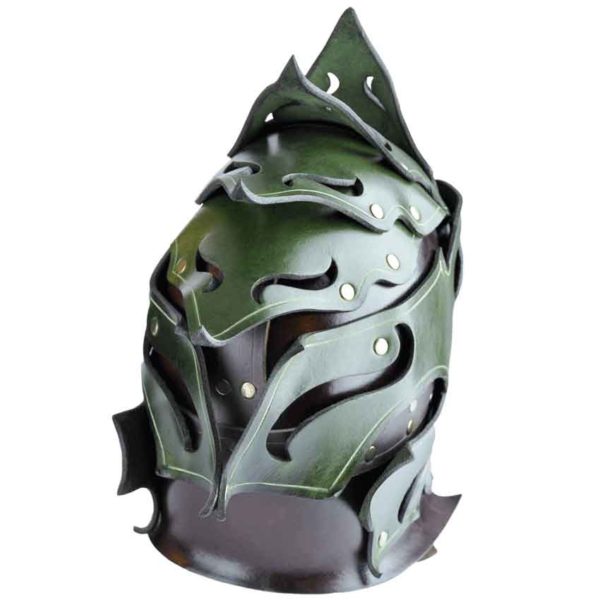 Woodland Leather Helmet