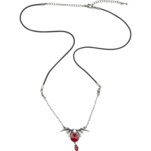 Batwing with Ruby Necklace