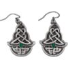 Celtic Emerald Earrings