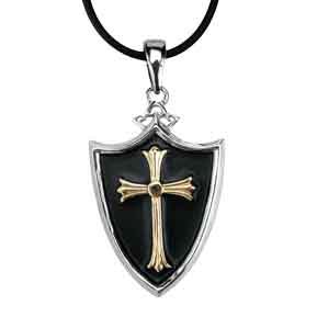 Cross Shield Necklace