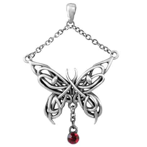 Knotted Celtic Butterfly Necklace