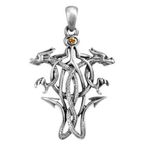 Celtic Dragon Knot Necklace
