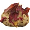 Red Dragon Hatching Statue