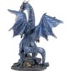 Small Midnight Dragon Statue