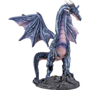Small Midnight Dragon Statue
