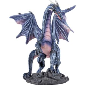 Small Midnight Dragon Statue