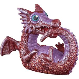 Red Baby Dragon Statue