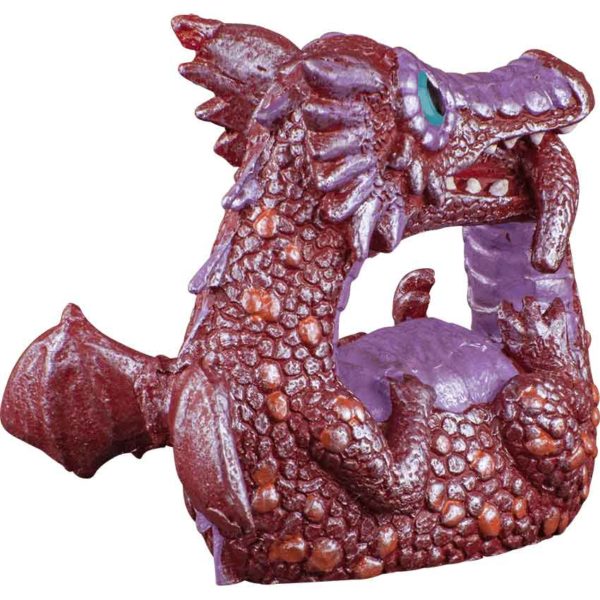 Red Baby Dragon Statue