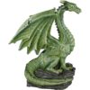 Perched Green Dragon Statue
