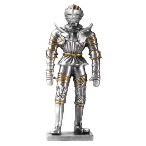 Gothic German Knight Statue