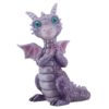 Purple and Pink Baby Dragon Statue