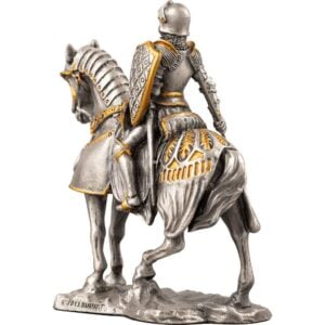 French Knight on Horseback Statue